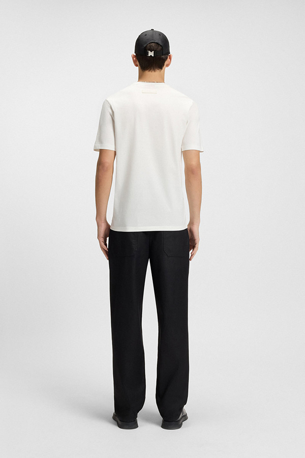 ΜΠΛΟΥΖΑ T-SHIRT HUGO - 102 ΛΕΥΚΟ